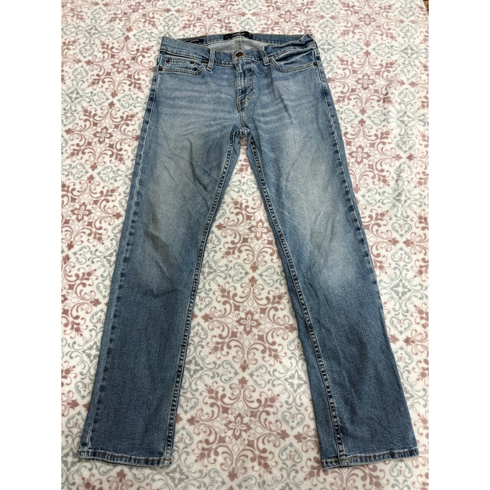 Hollister Epic Flex Slim Straight Jeans Mens 29x30 Medium Wash Blue Denim